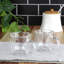 Ensemble de tasses transparentes Gibson Homewares