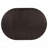 Espresso Oval Extension Leaf Dining Table