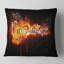 Guitare électrique - Coussin imprimé abstrait-30029041-30029044