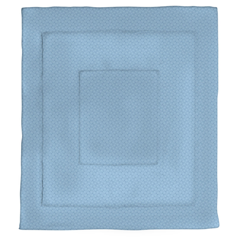 Édredon simple réversible Katelyn Elizabeth, Édredon simple TG, Bleu