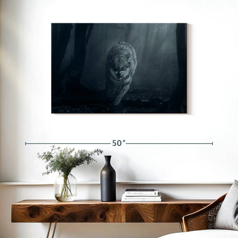Mad Wolf, 24" H x 36" W