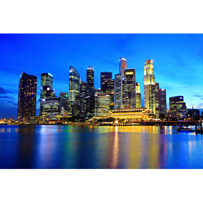 Clairece singapour, ville de nuit par Leungchopan
