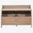 Rustic Multifunctional Storage Bench (Brown+Beige)-950131305
