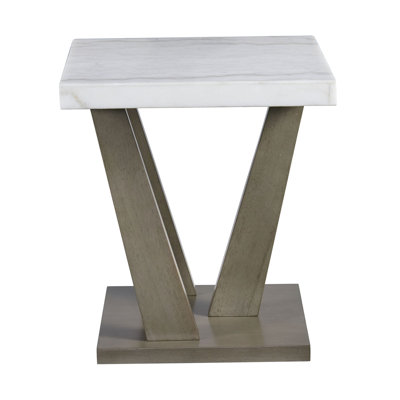 Letara Marble Top End Table