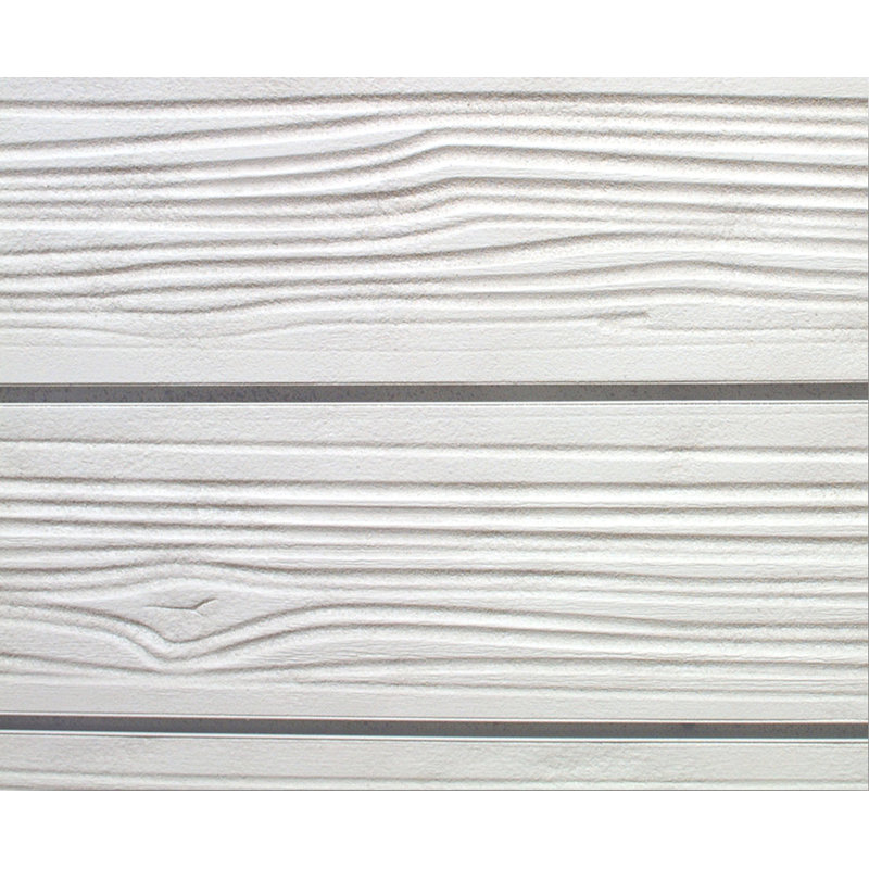 Panneau de lattes texturé Barnwood (panneaux H 24 po x L 48 po), Blanc