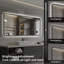 Miroir mural noir