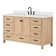 Grevera 61'' Single Bathroom Vanity with White Quartz Top