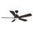  5 Blades LED Smart Ceiling Fan with Remote Control and Light Kit Included-71198861