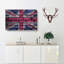 Union Jack Brick Wall Graffiti in Abstract - Wrapped Canvas-55303337