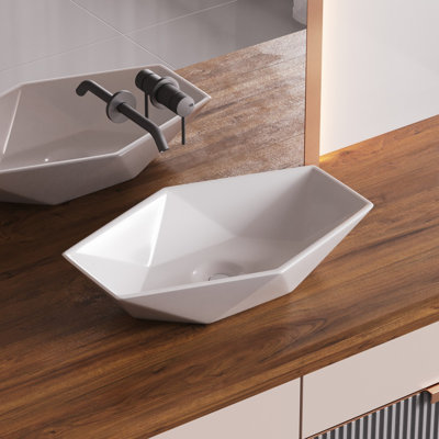 The Renovators Supply Inc. 22'' White Porcelain Specialty Bathroom Sink