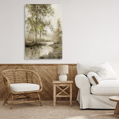Toile de rivière Natural Spring Forest, design par T.C. Chiu