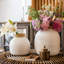 Vase de table en porcelaine blanche-10858783