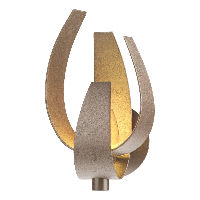 Corona 1 - Light Flush Mounted Sconse, Bronze, 13.6" H x 7" W x 5.7" D
