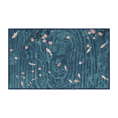 Tapis gris lavable à la machine