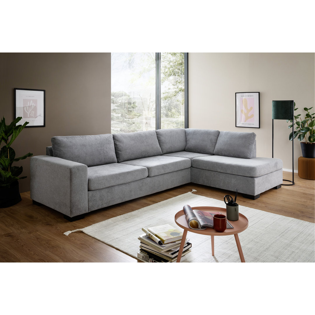 Gepolstertes Sofa und Recamiere