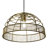 16"W Clara Industrial Gold Dome Shade Pendant