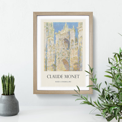 Rouen Cathedral Vol.2 by Claude Monet - Picture Frame Graphic Art