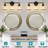Modern Aniwa 3-Light Dimmable Bathroom Vanity Light, Gold Bathroom Mirror Light Fixture with Cone Clear Glass Shades for Makeup, Powder Room-1890635373-1930477246