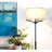 Elijah Mid Century 62" Tall Standing LED Floor Lamp, Black