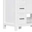 Meuble-lavabo de 76 cm (30 po) avec lavabo, 2 portes et 2 tiroirs, gris-1038273613