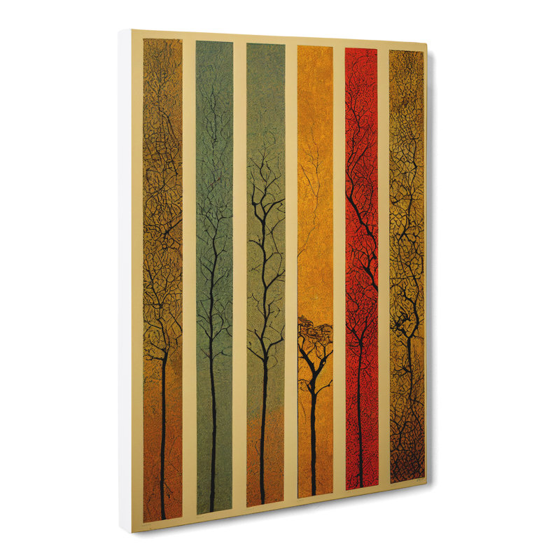 Tree Scroll - Wrapped Canvas, 50cm H x 35cm W x 3cm D