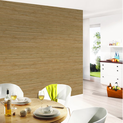 Papier peint en jute brut brut 24 'x 36 "Decorator Grasscloth II