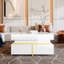 Pedestal Coffee Table with Storage
