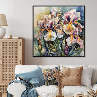 Purple Yellow Wild Irises " Purple Yellow Wild Iri S "