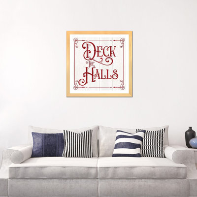 " Vintage Christmas Signs II-Deck The Halls " by Tara Reed