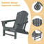 Chaise Adirondack pliante avec repose-pieds rétractable-482011695