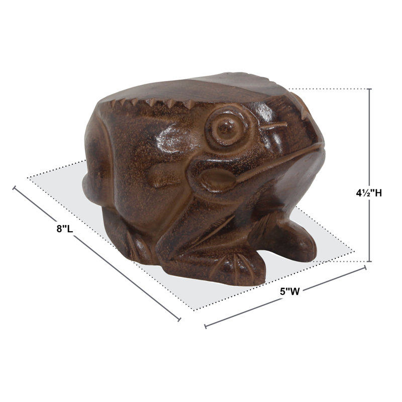 Statue grenouille Saxi