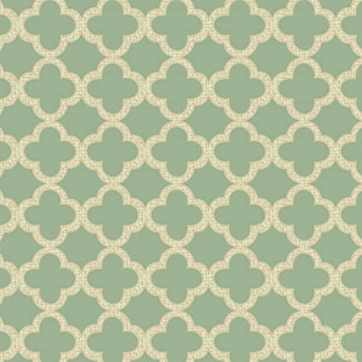 Waverly 100% Cotton Duck 45" Width Medallion Spa Print Sewing Fabric by the Yard