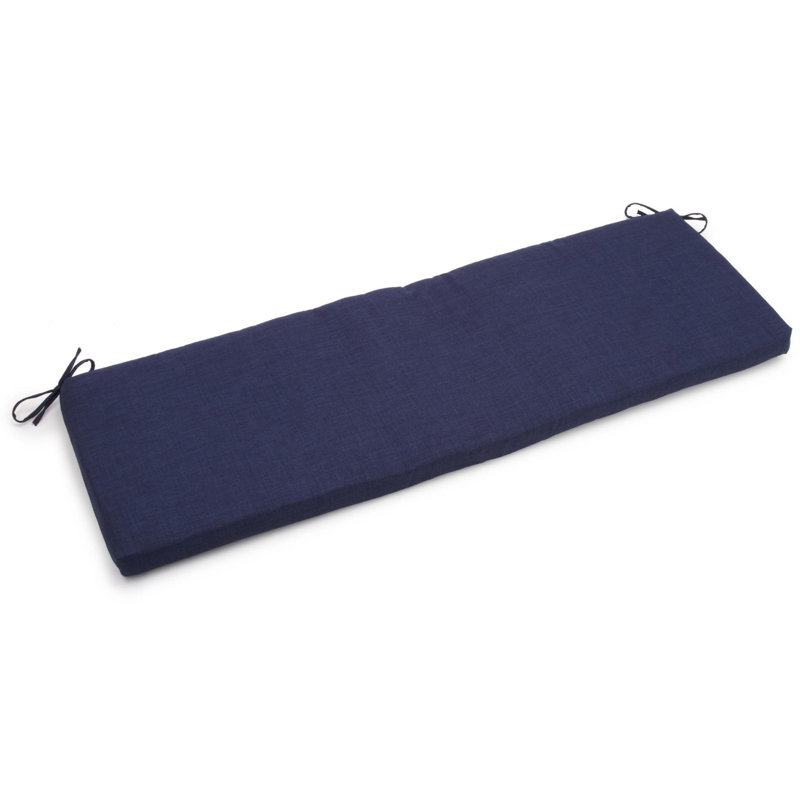 Outdoor 3'' Bench Seat Cushion, 54" W x 19" D, Azul