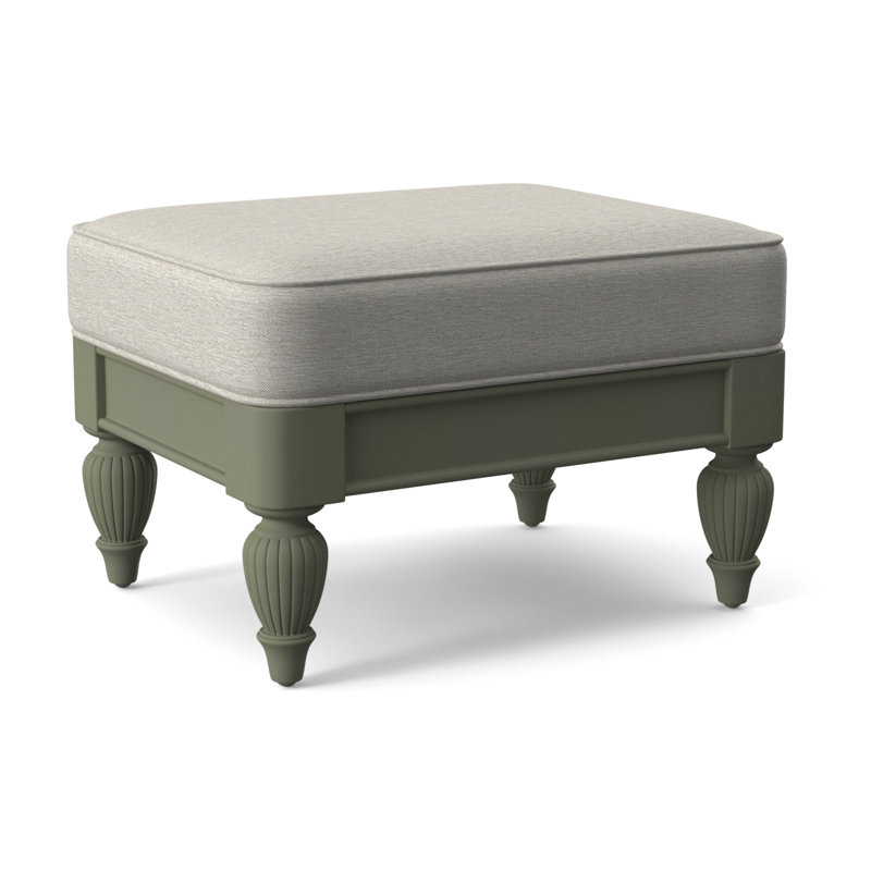 Grand View Ottoman, Beige Performance Fabric; 0851-73, Greystone Finish