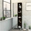 Armoire à linge avec miroir Wenge