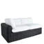 Montecito N-Dura Resin Wicker Outdoor Left Arm Facing Loveseat - Onyx-1734482465-1734482492