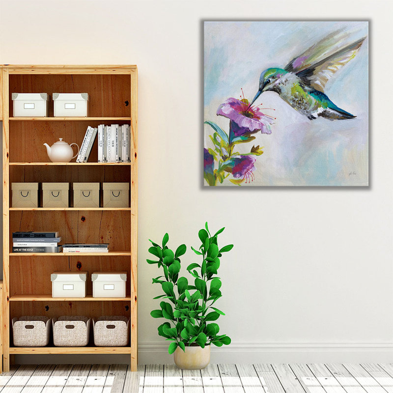 Hummingbird II - Canvas Print Wall Art, 24" H x 24" W