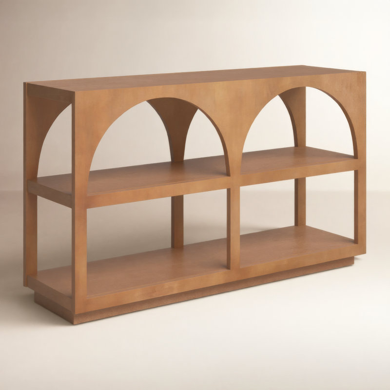 Bloomdale Solid Wood Console Table, Brown