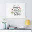 Act Justly, Love Mercy, Walk Humbly Micah 6:8 - Wrapped Canvas Print-1173592645