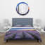 Sunrise & Dramatic Clouds Over Lavender Field I - Ensemble de housse de couette Farmhouse - Microfibre de polyester-138870650