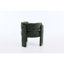 Fauteuil d'appoint simple moderne en tissu avec sculpture distinctive, confortable et une large gamme de couleurs. Revêtement contemporain confortable, siège stable de conception cylindrique unique