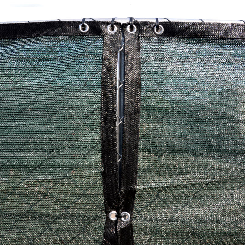 6' x 50' Olive Green Polyethylene Fence Privacy Screen