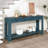 3-Drawers Storage  Console Table with Bottom Shelf for Entryway Hallway-1688039527