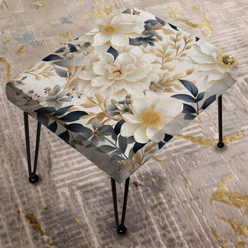 Repose-pieds Ethereal Blooms I - Plants