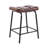 Faux Leather Tufted Counter Stools Set of 12,Dark Brown-1716378380-1716378381
