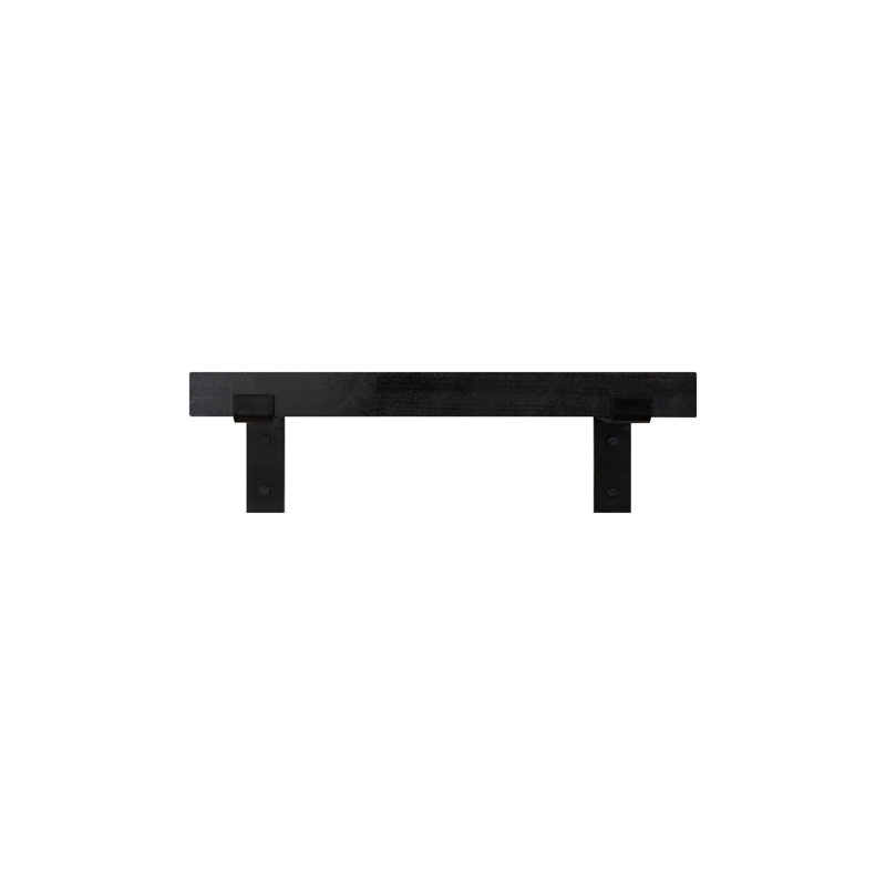 Rayne 2x3 Picture Ledge, 14x3x2, Black
