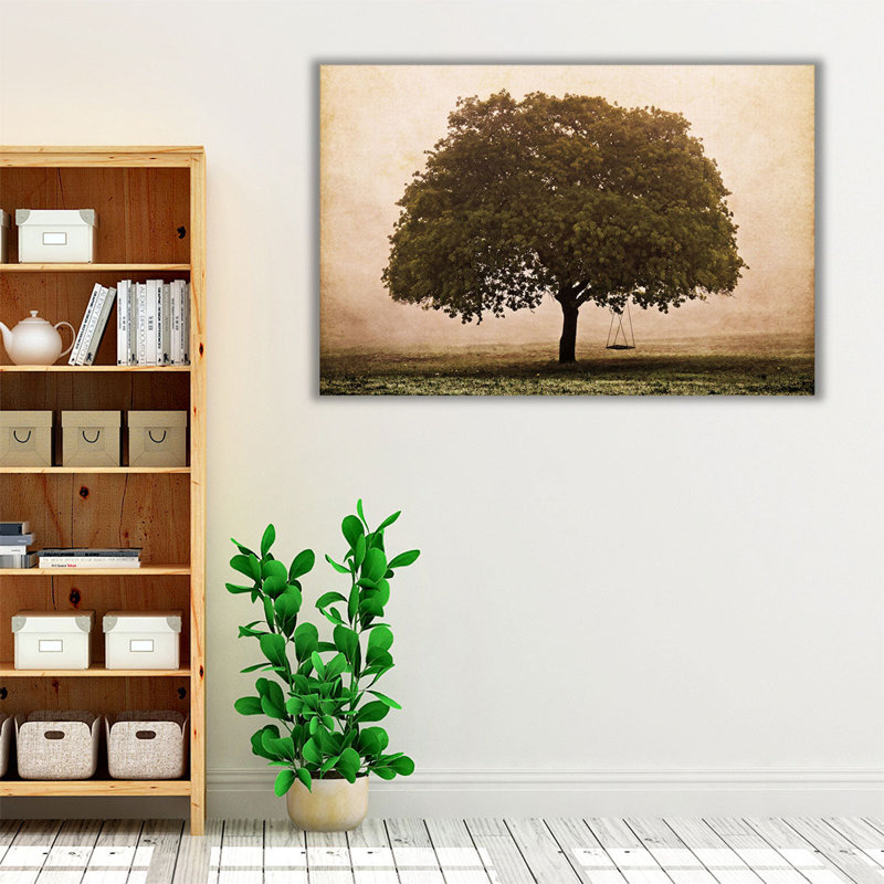 The Hopeful Oak - reproduction d'art sur toile, H 12 po x l 18 po