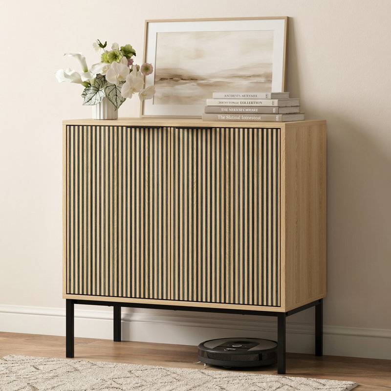 Meuble télé 31,5 po avec rangement, 31.5" H x 31.5" L x 15.7" W