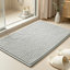 Tapis de bain rectangulaire antidérapant en polyester luxueux ultra doux et absorbant Luxury Chenille-448502978-448502983