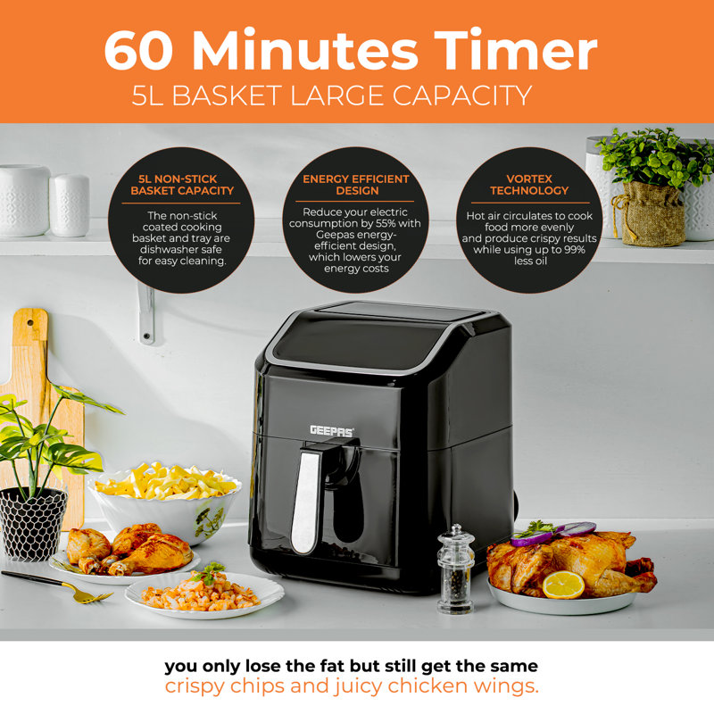 Geepas 5L Air Fryer Oven